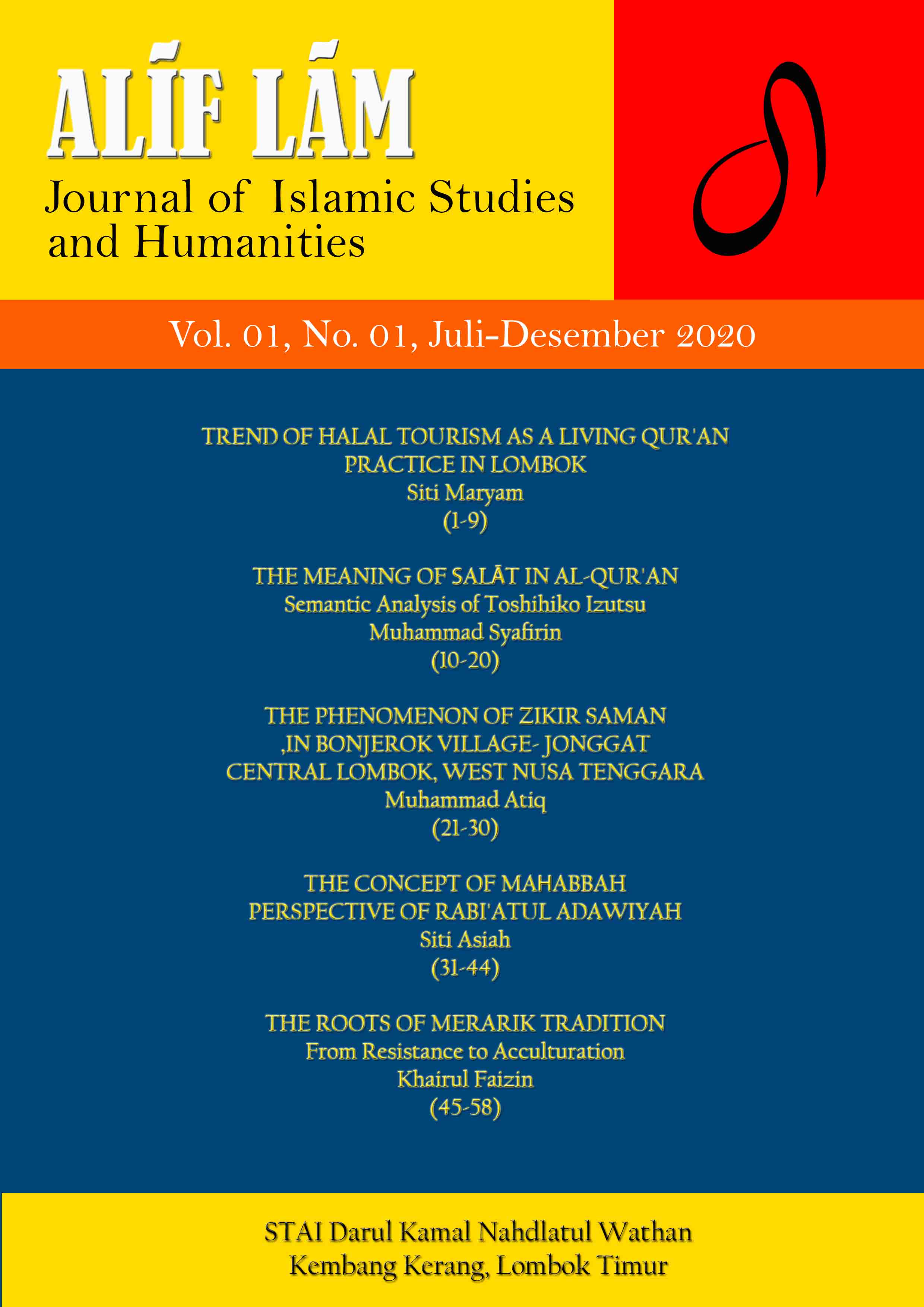 Archives | JOURNAL OF ALIFLAM: Journal of Islamic Studies and ...